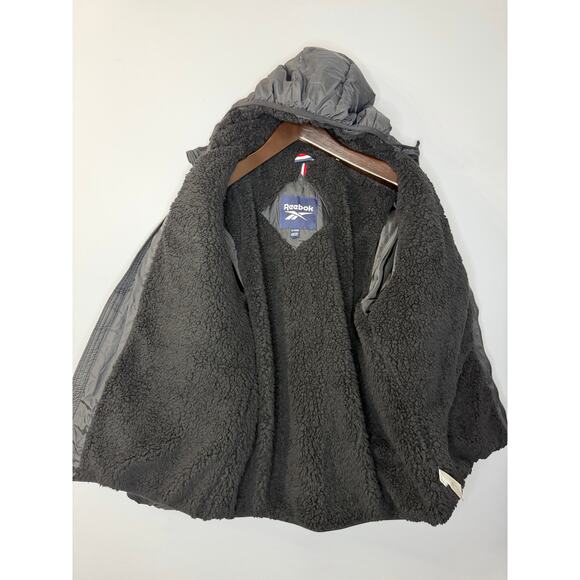 NWOT Reebok Mens Wind Water Resistant Insulated Puffer Jackets Black Sz XL - Picture 16 of 16